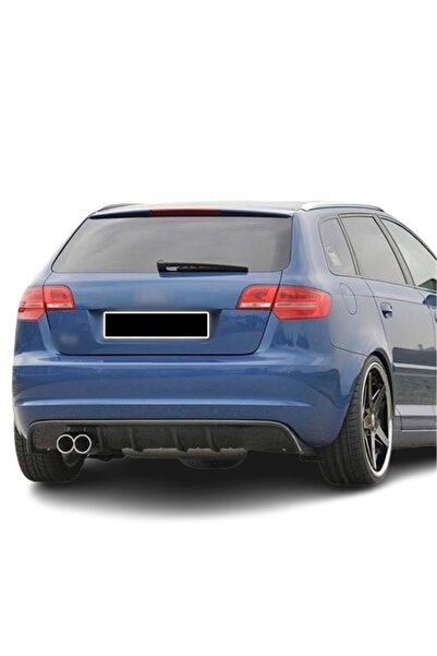 ps dizayn Audi A3 8p (2008-2010) Arka Tampon - Difüzör (plastik)
