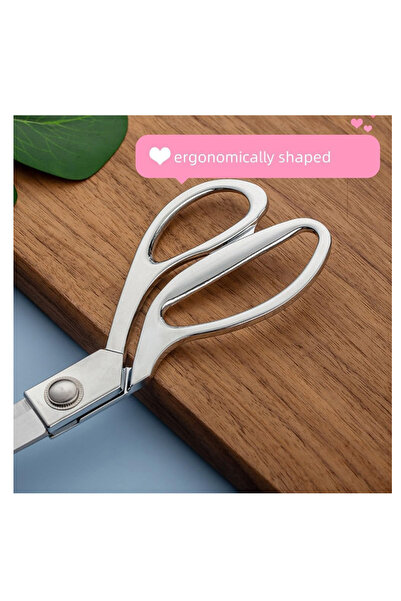 hodbehod Professional Metal Tailor Scissors Silver Color Large Size 26cm Set