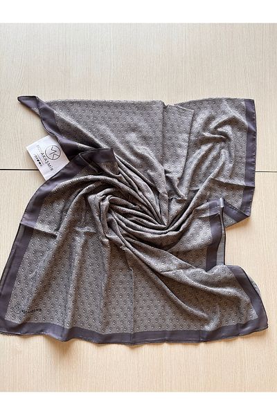 Modakaşmir Circle Mk Pattern Cotton Shawl
