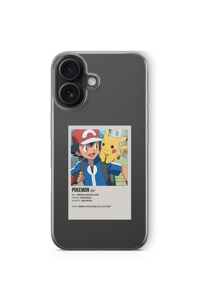 Multitronic iPhone 16 Compatible Pokemon Minimalist Poster Design Printed Tra...