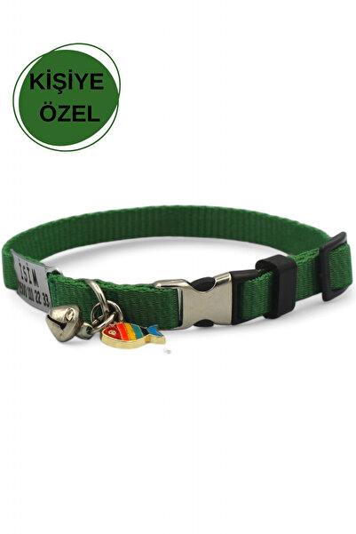 CARAMELOS İsimli Kedi Tasması, isimlikli Kedi Tasması, Kedi Künyesi, Sallanma...