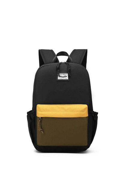 SMART BAGS Μαύρο-κίτρινο Unisex σακίδιο πλάτης Smb3158