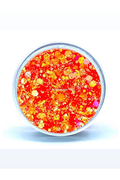 tolstoy Parlak Glitter Far -orange Shiny