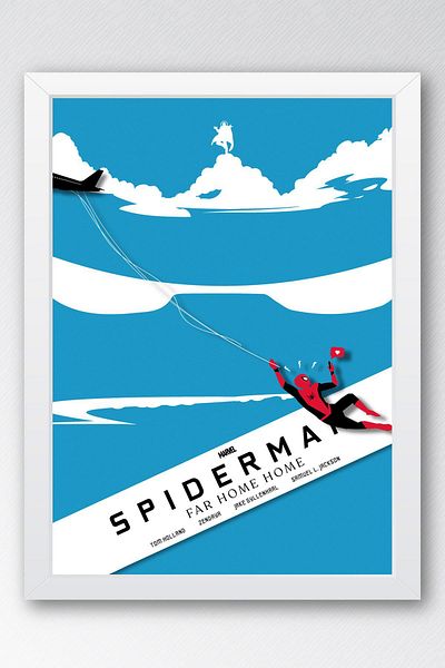 Saturn Ζωγραφική με κορνίζα Spider Man - Ζωγραφική αφίσας Spider Man Fim