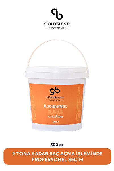Gold Blend 9 Tona Kadar Açma Etkili Toz Açıcı - Bleaching Powder 500 gr