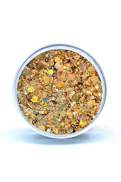 tolstoy Parlak Glitter Sim- Golden Chocolate Glitter Simli