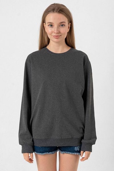 Tshirthane Women's Smoked Basic Sweatshirt