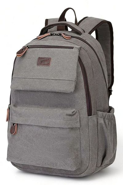 CACTİVE Cactive Canvas Gray Unisex Backpack Ctv1315