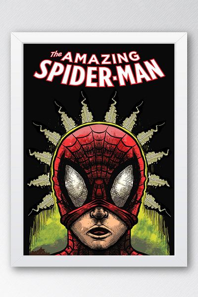 Saturn Ο Θαυμάσιος Spider-Man Πλαισιωμένος Πίνακας - Αφίσα της Ταινίας Spider-Man