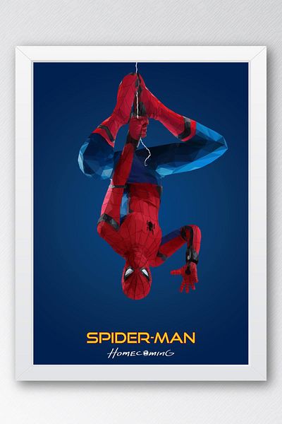 Saturn Pictură înrămată Spider Man Homecoming - Pictură poster Spider Man Fim