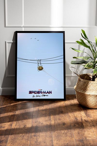 Saturn Spider Man No Way Home Framed Painting - Spiderman Fim Poster Painting