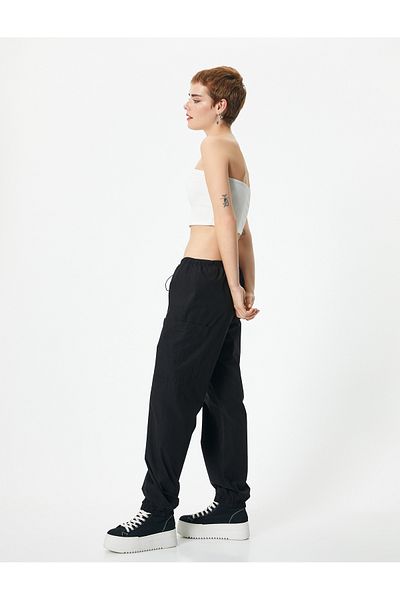 Koton Cotton Comfortable Fit - Parachute Pants with Pockets