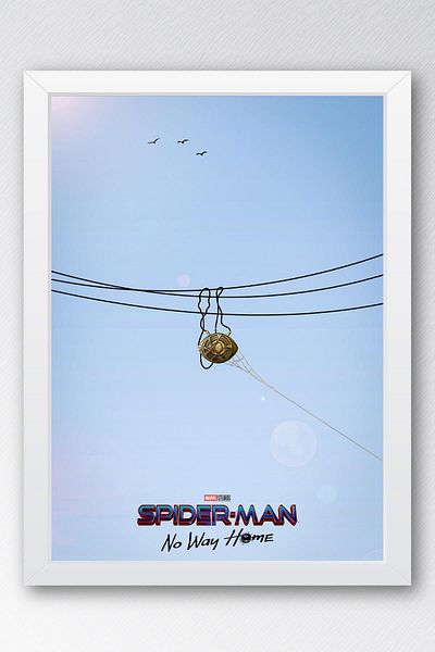 Saturn Spider Man No Way Home Pictură înrămată - Pictură poster Spider Man Fim