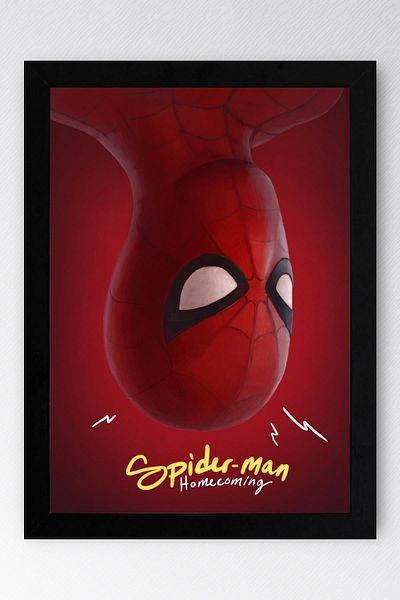 Saturn Pictură înrămată Spider Man - Pictură poster Spider-Man Homecoming