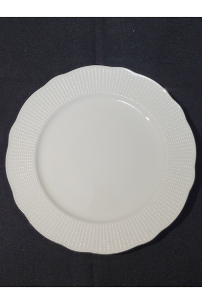 Kütahya Porselen Gold Gilded Bonnet Lay Placemat - 27 cm