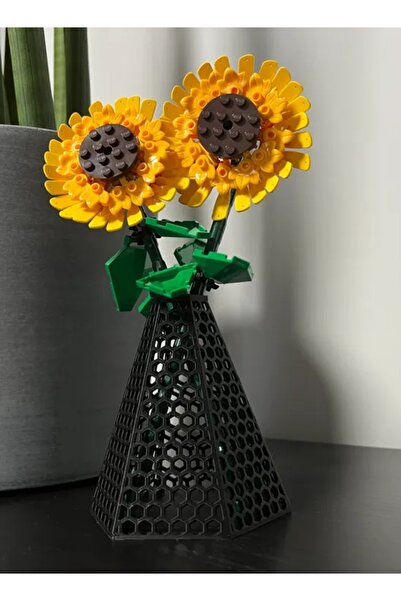 3D Brothers مزهرية زخرفية على شكل قرص العسل