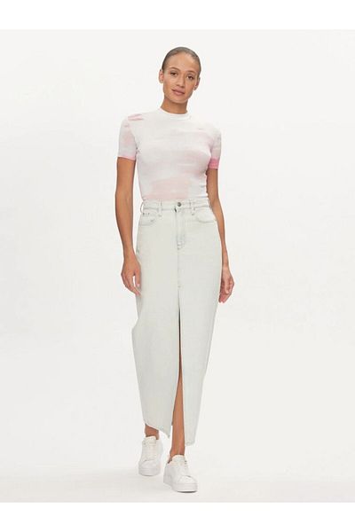 Calvin Klein White Short Sleeve T-shirt - Women, Logo Detailed
