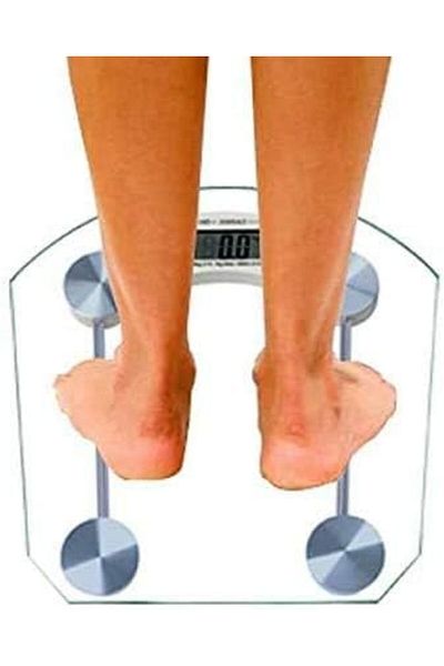 AWH M5 MS Smart Digital Weighing Scale, Accurate Bathroom Body Scale, 180 KG Capacity (Square)