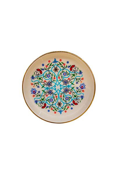 DUKKANI ISTANBUL 6-Piece Ottoman Tea Plate - Spring Series