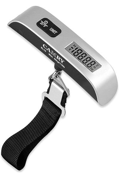 AWH Digital Luggage Scale Up tp 50 kg, Silver EL10-31P