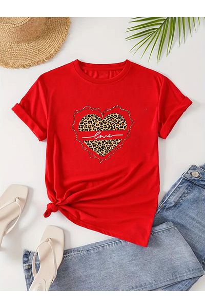 uyguntarz Μπλουζάκι Unisex με στάμπα με μοτίβο υπερμεγέθη