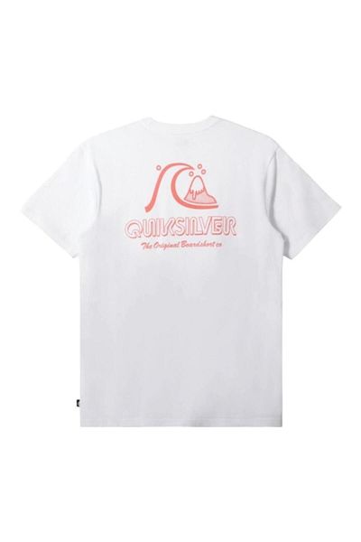 Quiksilver Оригиналната мъжка тениска Boardshort в лилаво и бяло, мъжка тениска Aqyzt09560