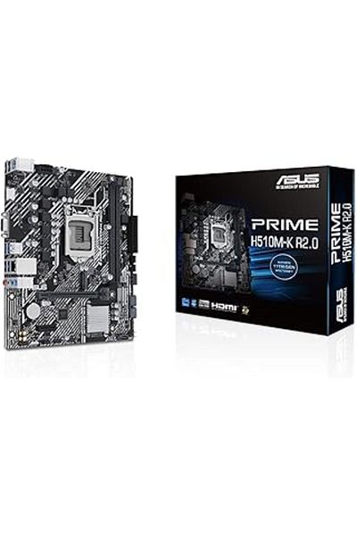 STOREMAX Prime H510M-K R2.0 Intel H470 Lga1200 Ddr4 3200 HDMI Vga M2 Usb3.2 Matx 5X Protection Iii