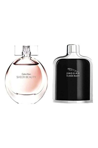 Calvin Klein Spray Gift Set Sheer Beauty 100, Classic Black Eau De Toilette 100ml
