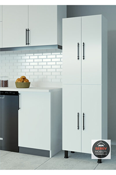 Serev Mobilya Çok Amaçlı Dolap Banyo Mutfak Erzak Kiler Dolabı