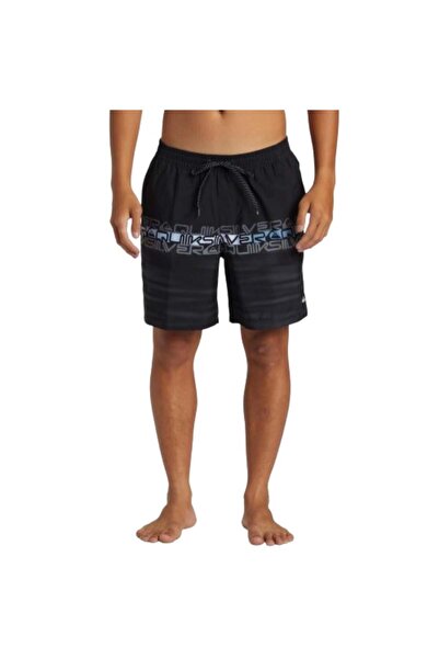 Quiksilver Everyday Wordblock Volley 17 Aqyjv03150-Kvj6 Black Shorts