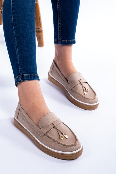 Melek Tuna Γυναικεία εξαιρετικά άνετα παπούτσια casual, γυναικεία παπούτσια loafer, γυναικείες καθημερινές μπαλαρίνες