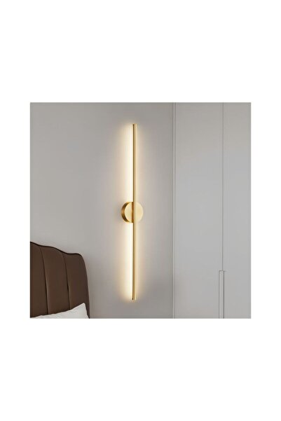 YNC AYDINLATMA Duvar Aydınlatması Aplik İç Mekan GOLD APLİK şarjlı 70 CM