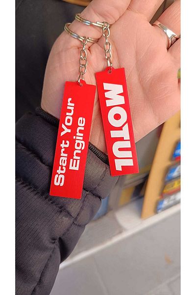 Arzuca Konsept Motul Keychain |   Start Your Engineer |   Motorcycle Keychain | Motul Engine Keychain (1 Pcs)