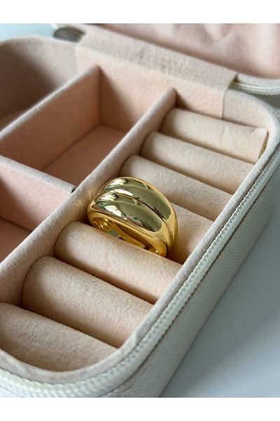 Ressia Double Row Curved Ring