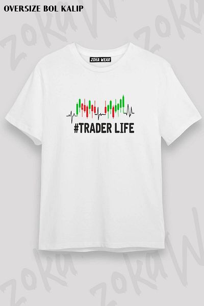 ZOKAWEAR Unisex Oversize Shape Merchandising Design Printed Tshirt