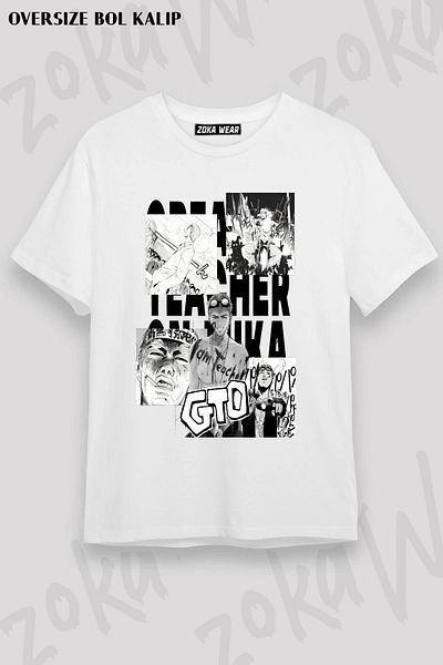 ZOKAWEAR Μπλουζάκι με στάμπα Unisex Oversize Mold Gto Design