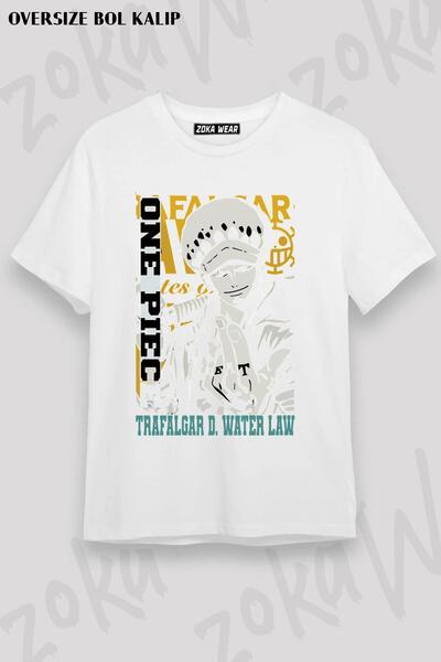 ZOKAWEAR Unisex Oversize kroj Mold One Piece Law Tasarim Design Štampano majica