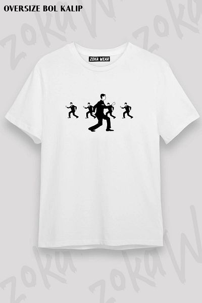 ZOKAWEAR Unisex Oversize - Μπλουζάκι με στάμπα Talking Heads