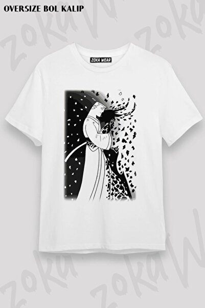 ZOKAWEAR Tricou unisex oversize cu imprimeu Samurai Jack Design