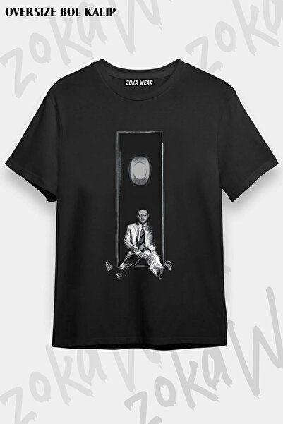 ZOKAWEAR Tricou unisex oversize cu imprimeu Mac Miller Bask2 Design