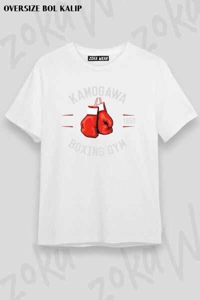 ZOKAWEAR تيشيرت مطبوع بتصميم Hajime no Ippo KBG ذو مقاس كبير للجنسين