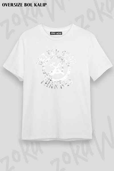 ZOKAWEAR Μπλουζάκι Unisex Oversize Better Dead Than Red Design με στάμπα