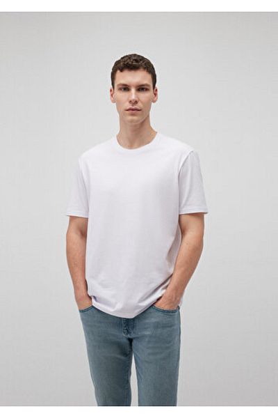 Mavi Basic Crew Neck White Men's T-Shirt M0610252-620
