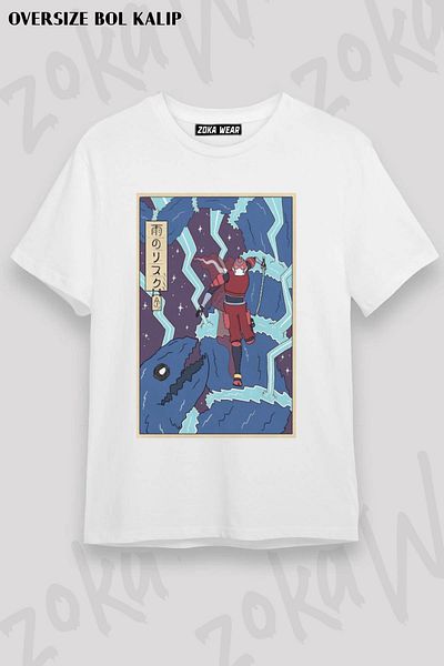 ZOKAWEAR Μπλουζάκι με στάμπα Unisex Oversize Risk Of Rain 2 Design