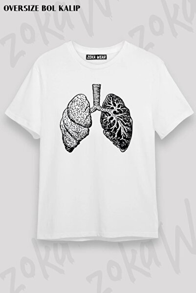 ZOKAWEAR Μπλουζάκι με στάμπα Unisex Oversize Fit Medicine Day v3