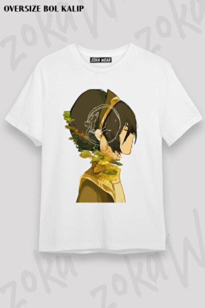 ZOKAWEAR Tricou unisex oversize cu imprimeu Toph Beifong Design