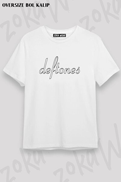 ZOKAWEAR Unisex Oversize kroj Mold Logo Deftones Design Štampano Majica