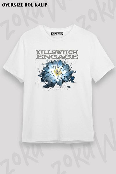 ZOKAWEAR Μπλουζάκι με στάμπα Unisex Oversize Killswitch Engage Design