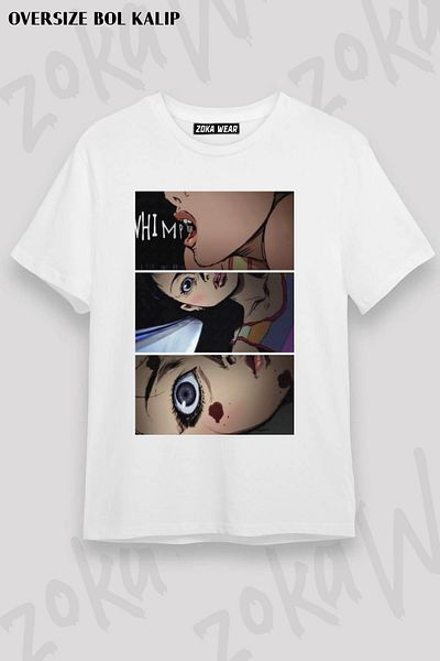 ZOKAWEAR Μπλουζάκι με στάμπα Unisex Oversize Kill Bill Ruined Childhood Design
