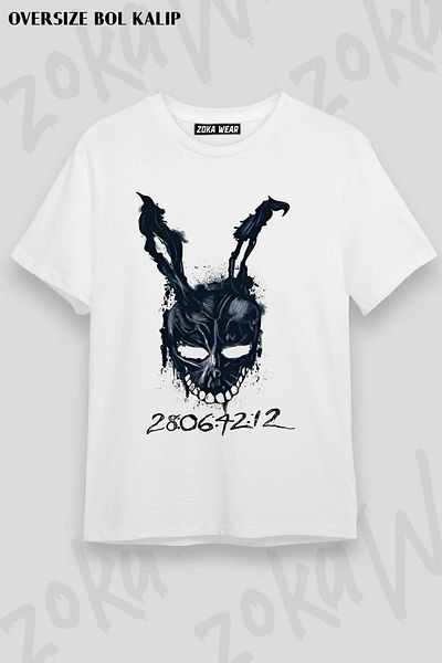 ZOKAWEAR Μπλουζάκι με στάμπα Unisex Oversize Donnie Darko v2 Design